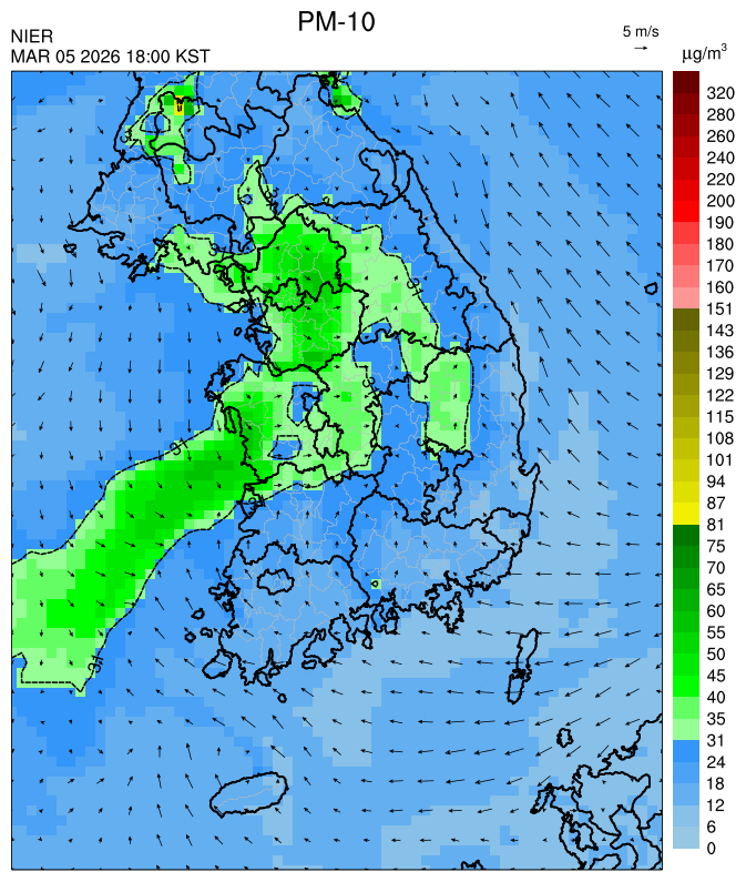 18:00 KST PM-10 예측모델