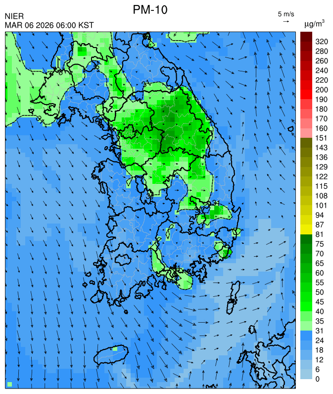 06:00 KST PM-10 예측모델