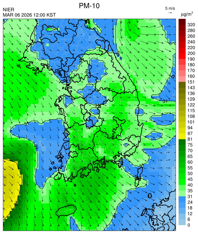 12:00 KST PM-10 예측모델