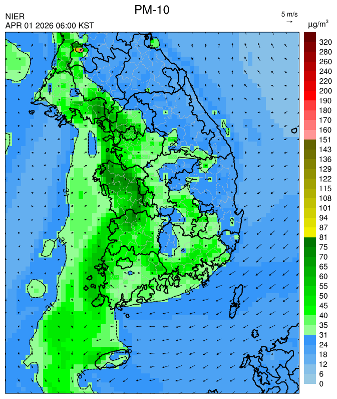 06:00 KST PM-10 예측모델