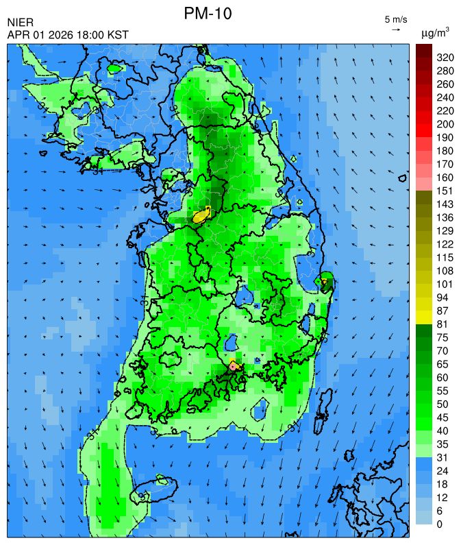 18:00 KST PM-10 예측모델