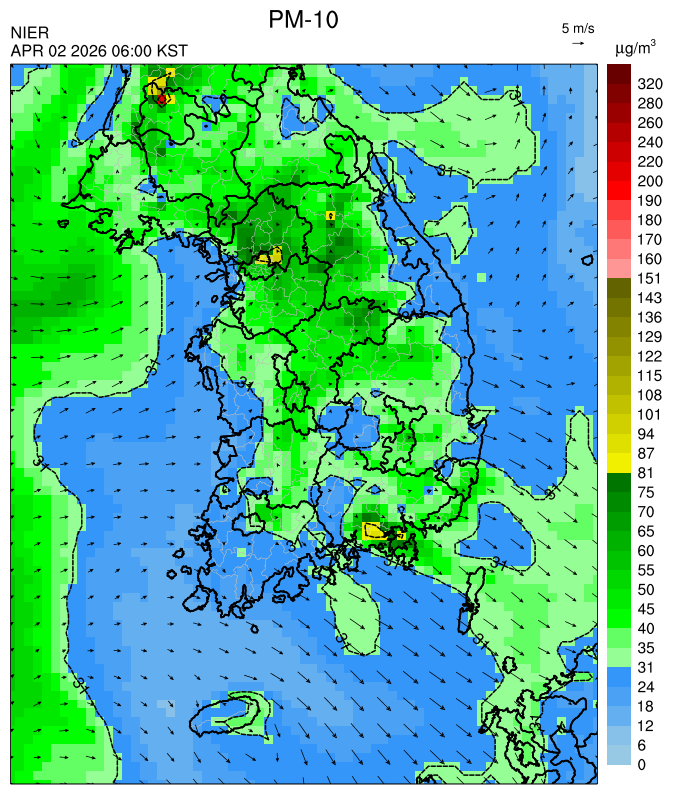 06:00 KST PM-10 예측모델