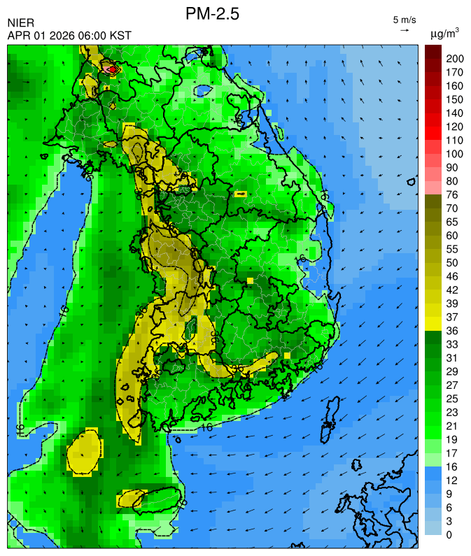 06:00 KST PM-2.5 예측모델
