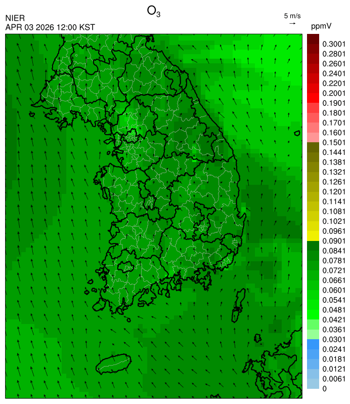 12:00 KST O₃ 예측모델