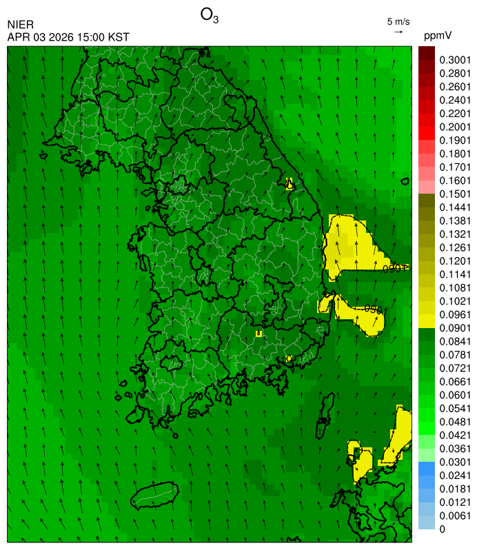15:00 KST O₃ 예측모델