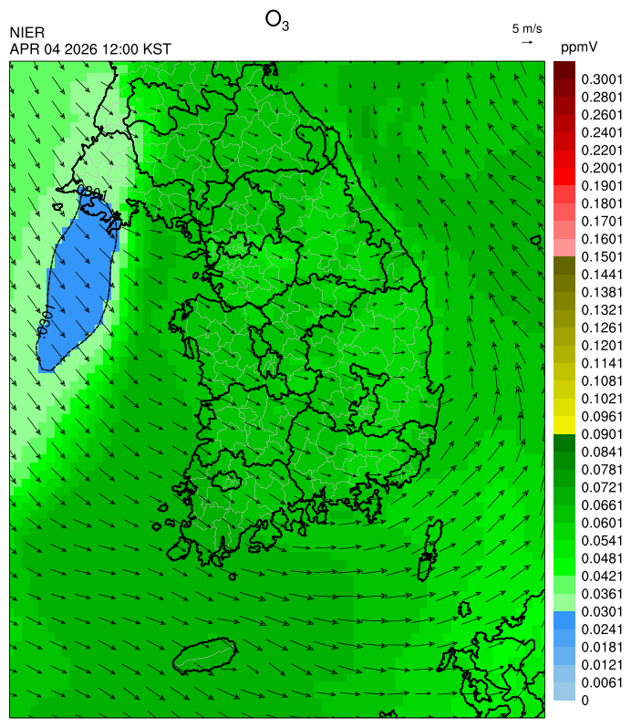 12:00 KST O₃ 예측모델