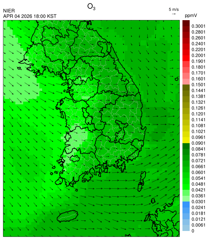 12:00 KST O₃ 예측모델