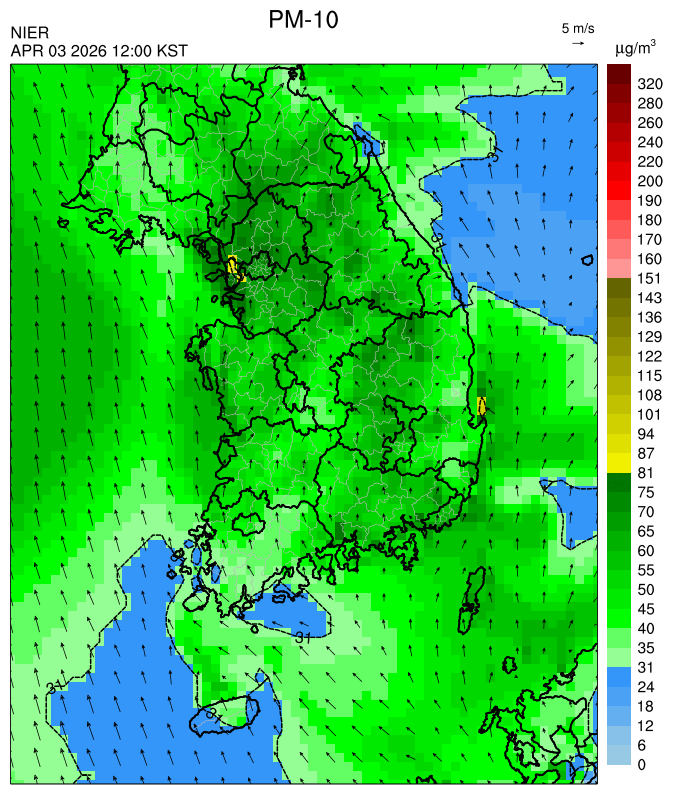 12:00 KST PM-10 예측모델