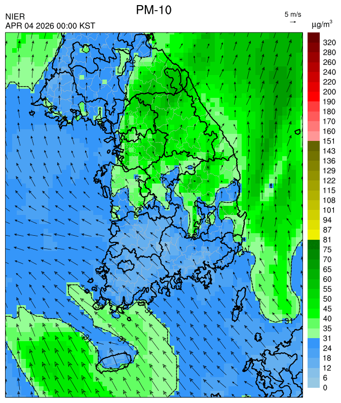 24:00 KST PM-10 예측모델