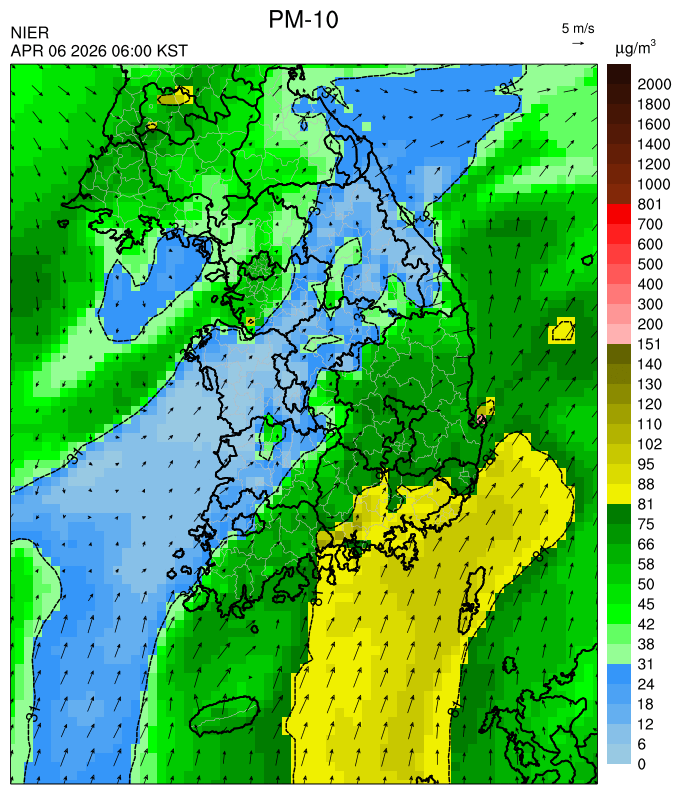 06:00 KST PM-10 예측모델