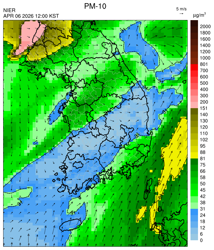 12:00 KST PM-10 예측모델