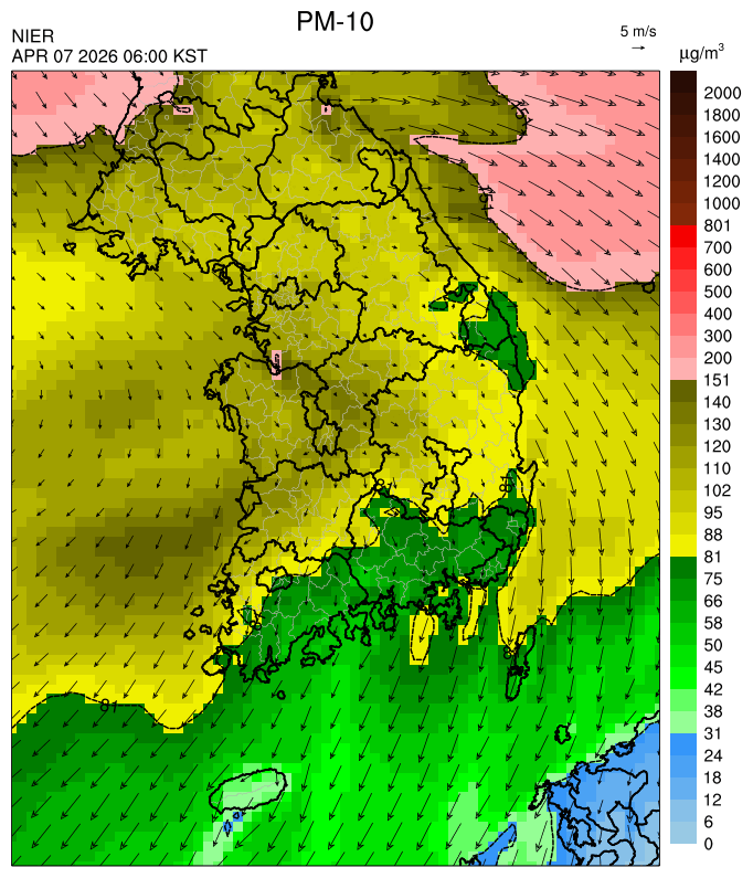 06:00 KST PM-10 예측모델