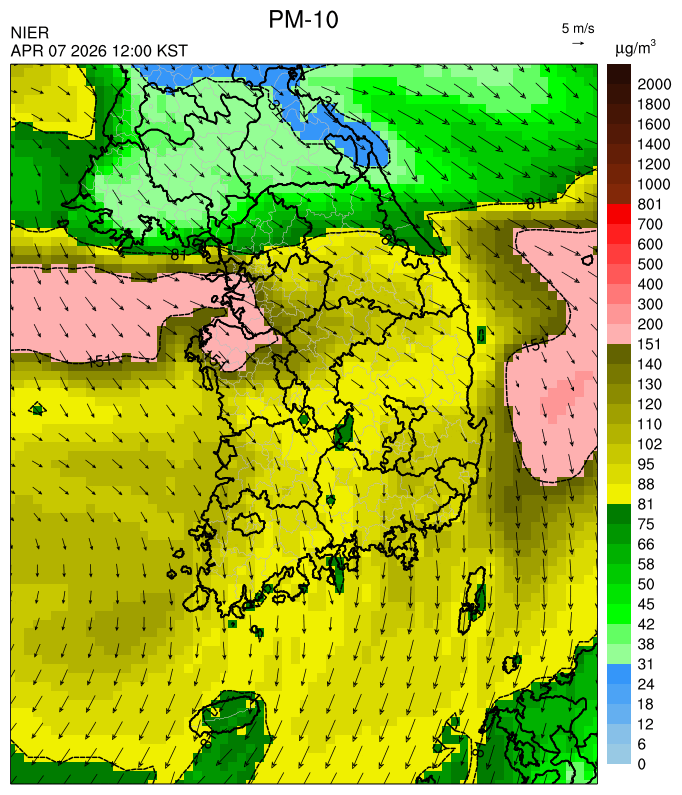 12:00 KST PM-10 예측모델