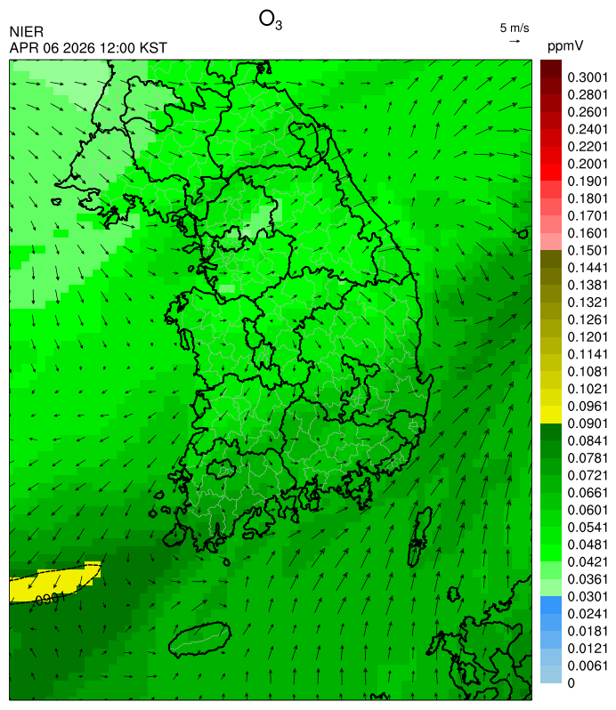 12:00 KST O₃ 예측모델
