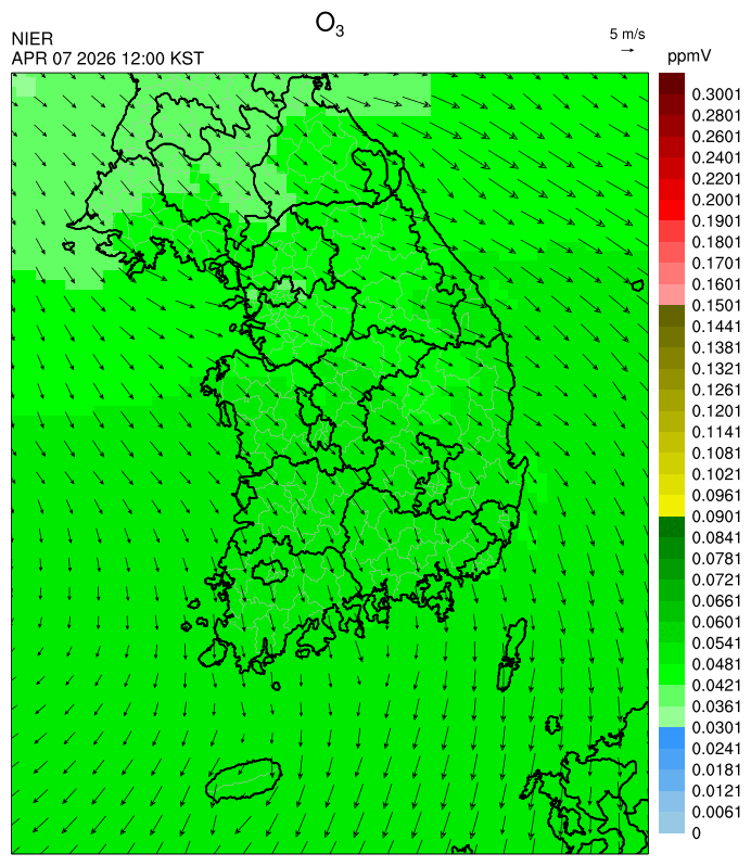 12:00 KST O₃ 예측모델