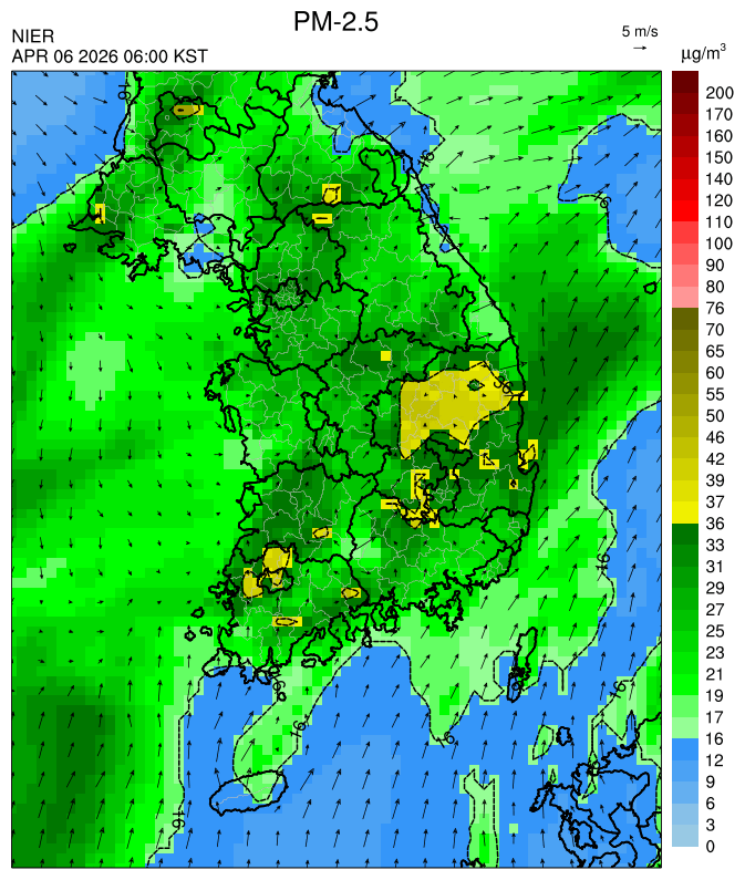 06:00 KST PM-2.5 예측모델