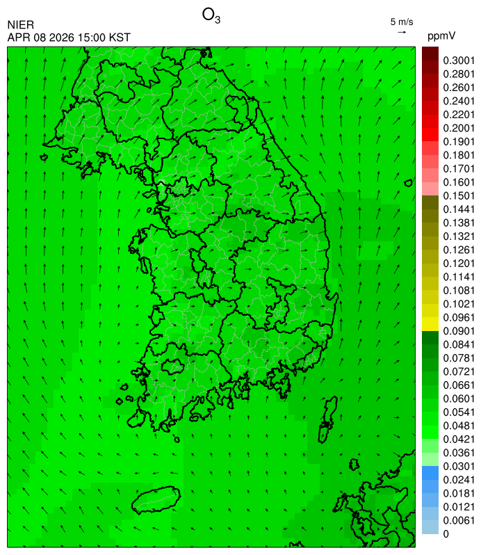 15:00 KST O₃ 예측모델