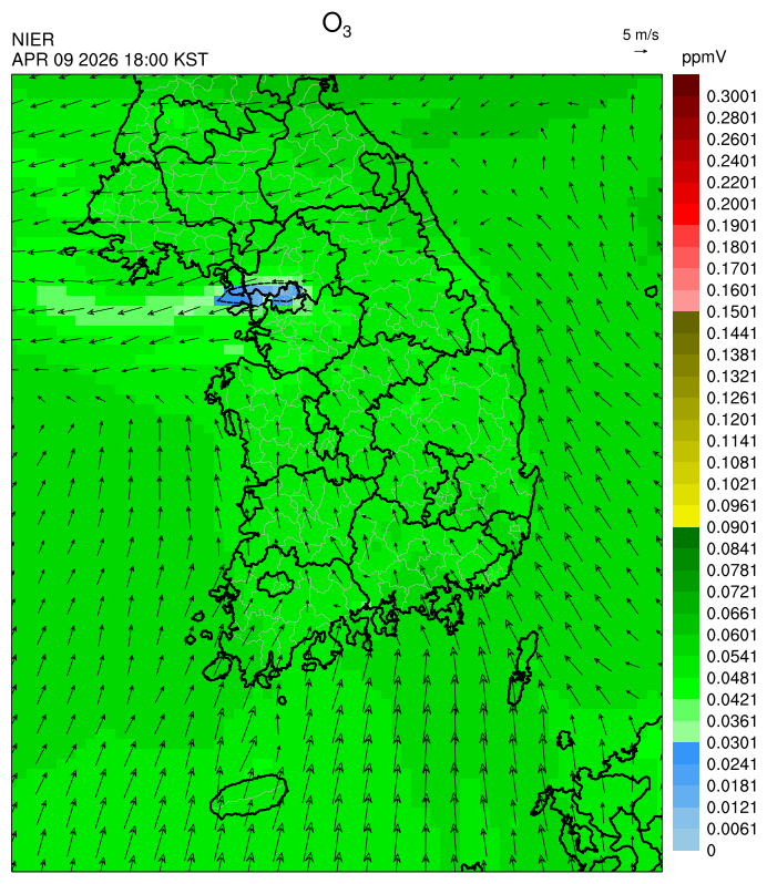 12:00 KST O₃ 예측모델
