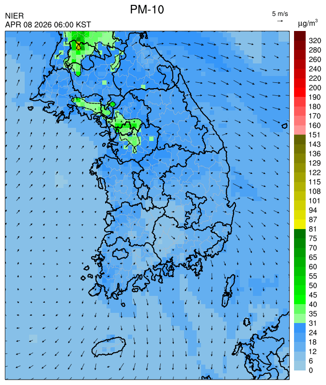 06:00 KST PM-10 예측모델