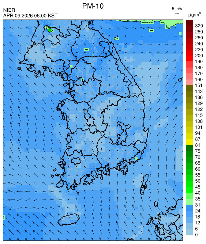 06:00 KST PM-10 예측모델