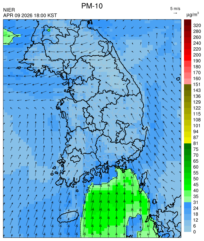 18:00 KST PM-10 예측모델