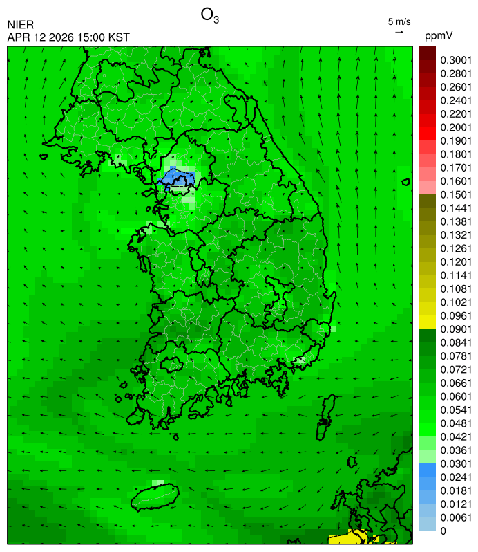 15:00 KST O₃ 예측모델