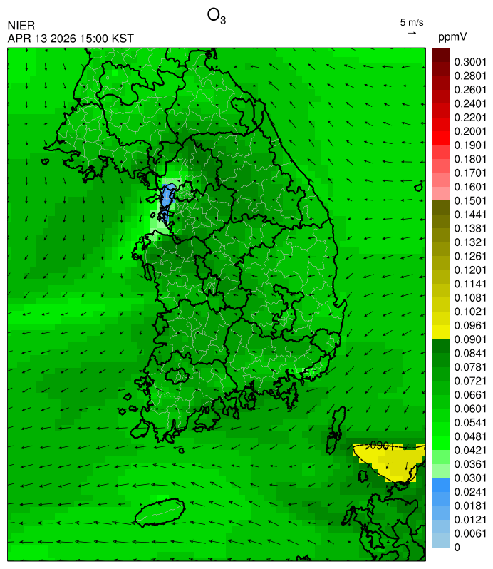 12:00 KST O₃ 예측모델