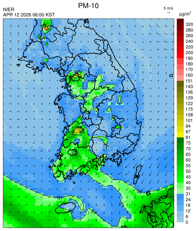 06:00 KST PM-10 예측모델