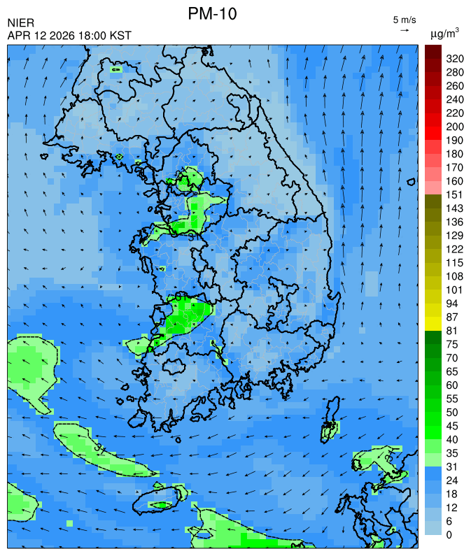 18:00 KST PM-10 예측모델