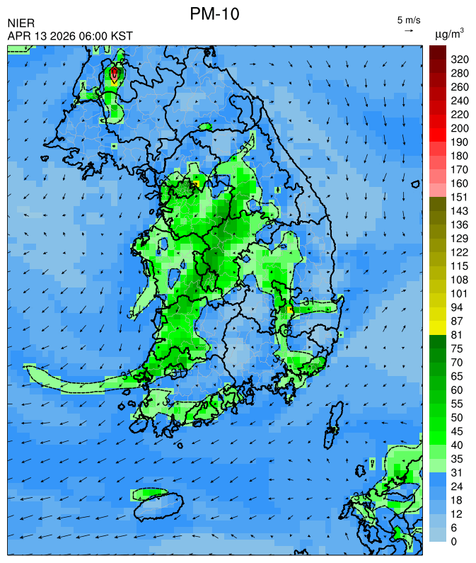 06:00 KST PM-10 예측모델