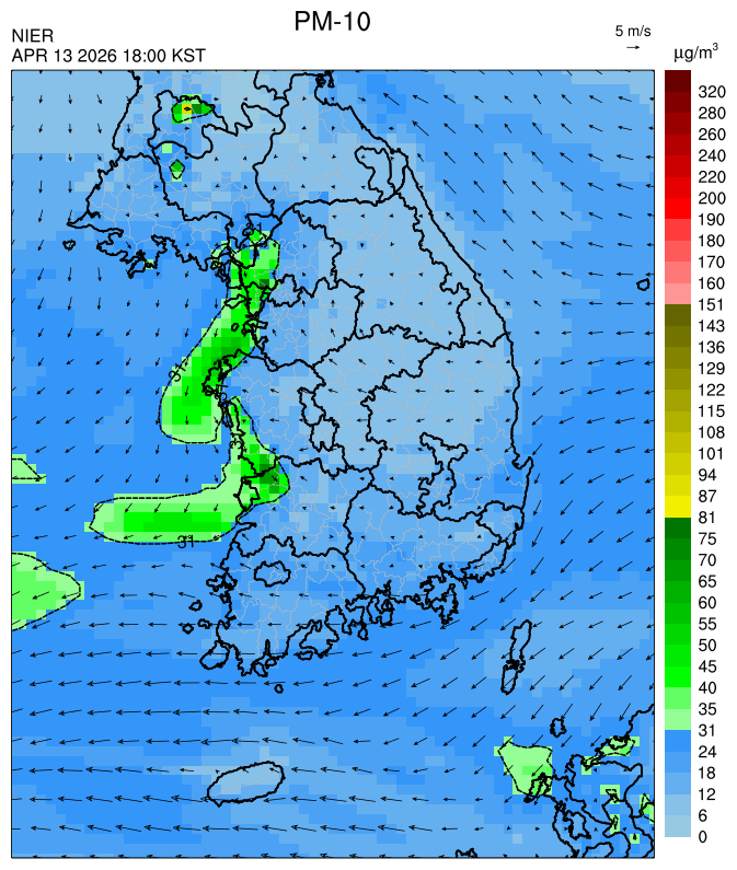 18:00 KST PM-10 예측모델