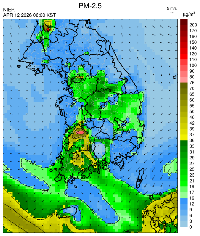 06:00 KST PM-2.5 예측모델