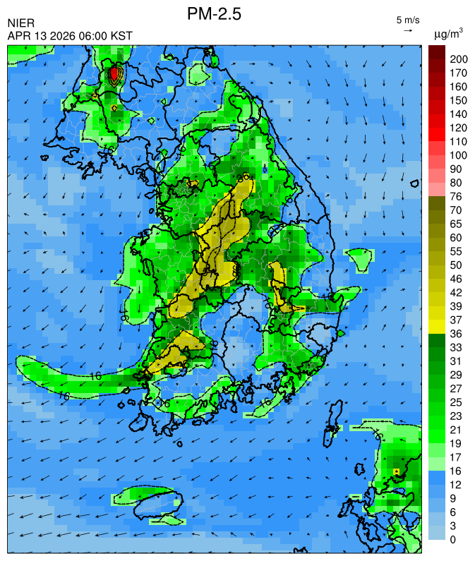 06:00 KST PM-2.5 예측모델