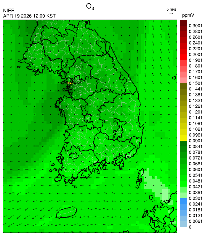 12:00 KST O₃ 예측모델