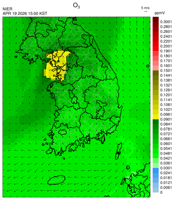 15:00 KST O₃ 예측모델