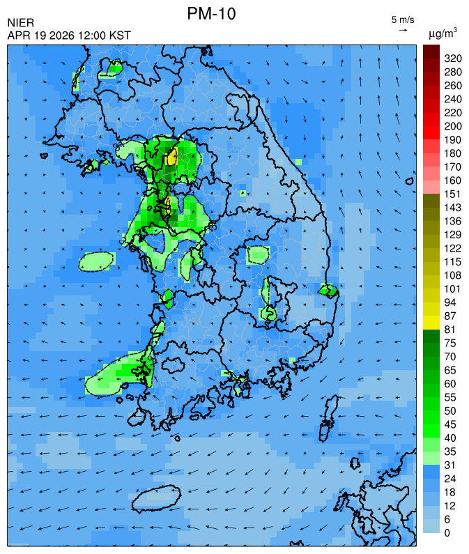 12:00 KST PM-10 예측모델