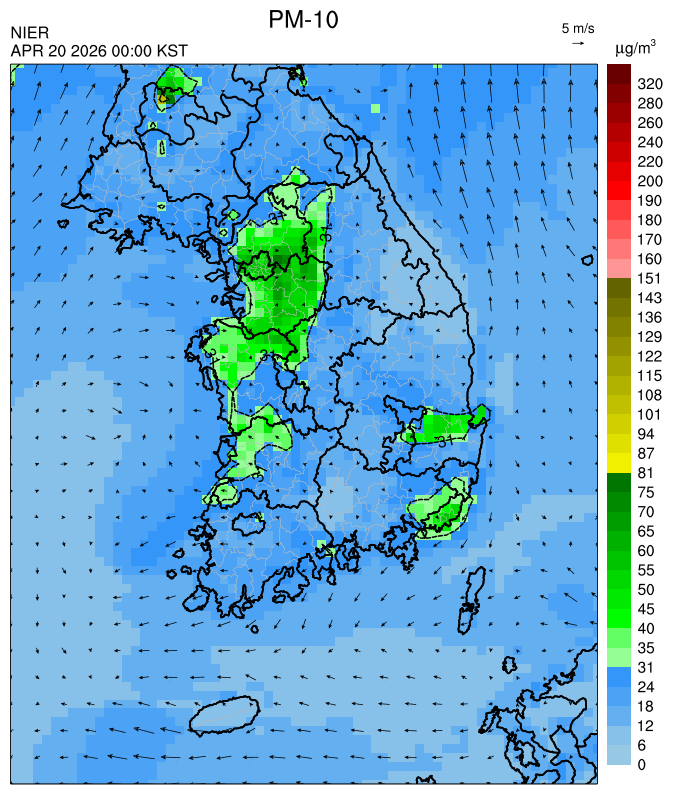24:00 KST PM-10 예측모델