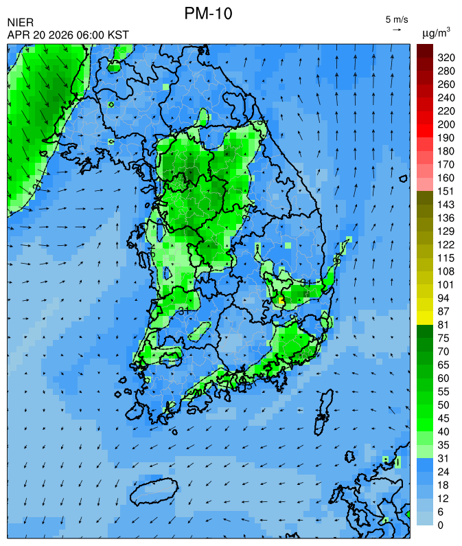 06:00 KST PM-10 예측모델
