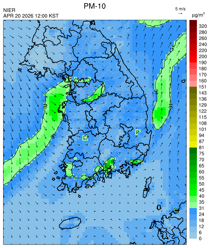 12:00 KST PM-10 예측모델