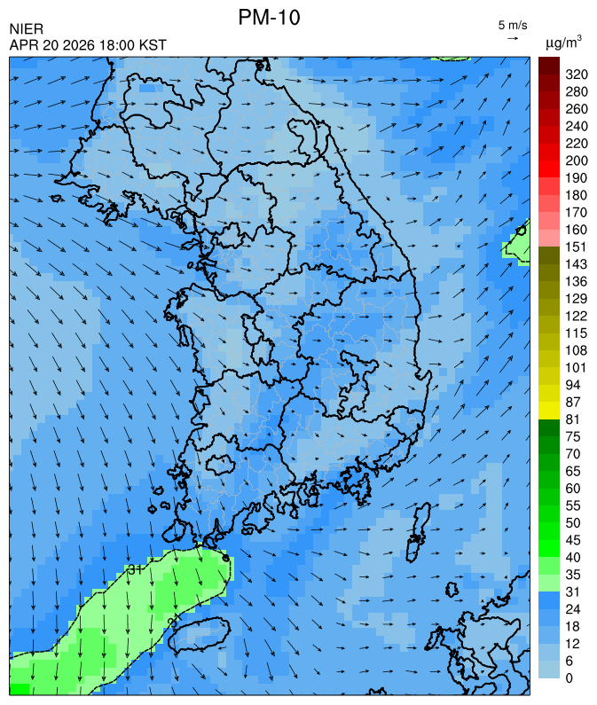 18:00 KST PM-10 예측모델