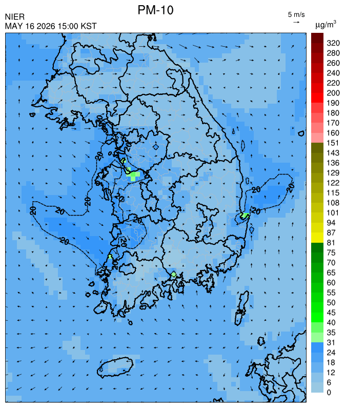 15:00 KST PM-10 예측모델