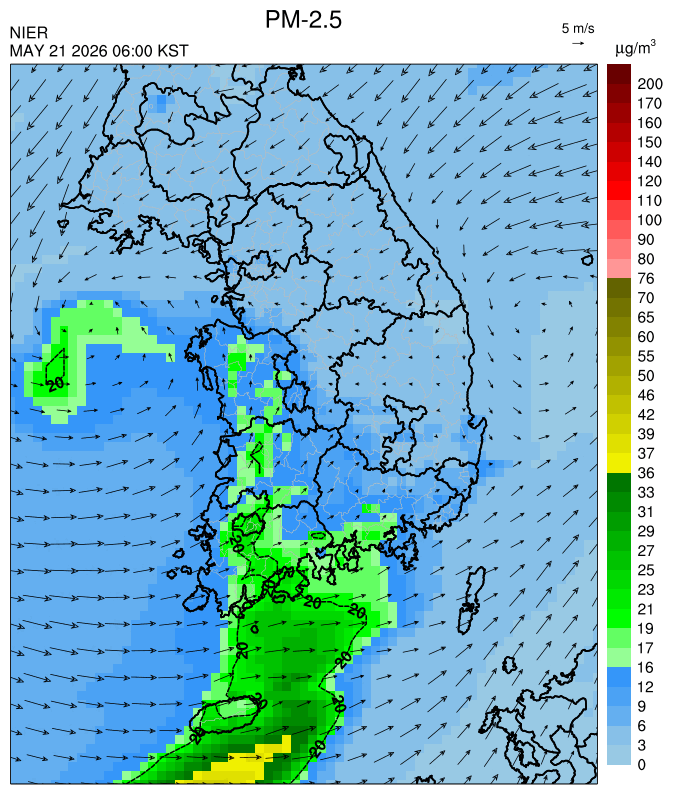 06:00 KST PM-2.5 예측모델