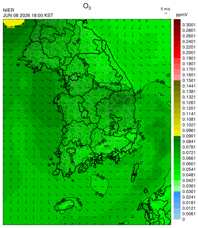 12:00 KST O₃ 예측모델