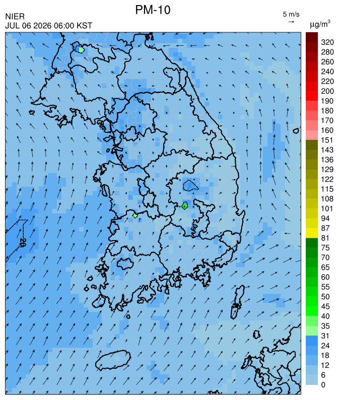06:00 KST PM-10 예측모델