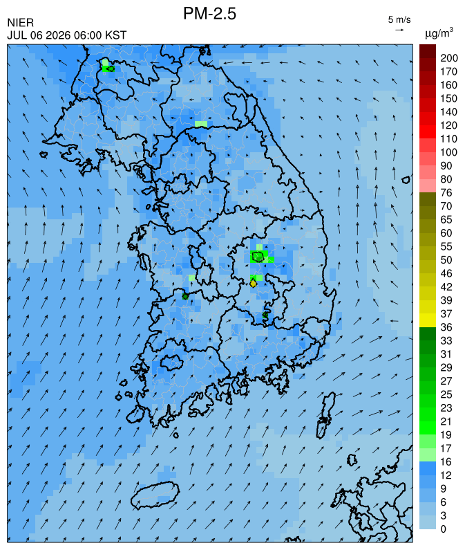 06:00 KST PM-2.5 예측모델