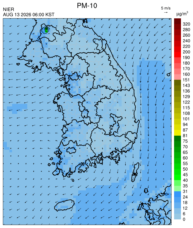 06:00 KST PM-10 예측모델