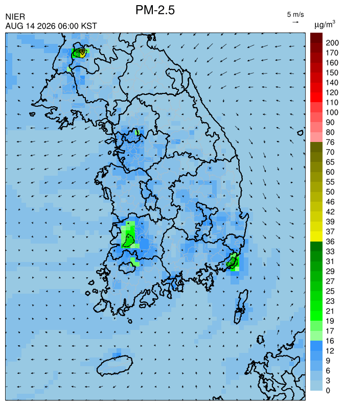 06:00 KST PM-2.5 예측모델