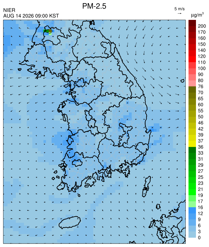 09:00 KST PM-2.5 예측모델