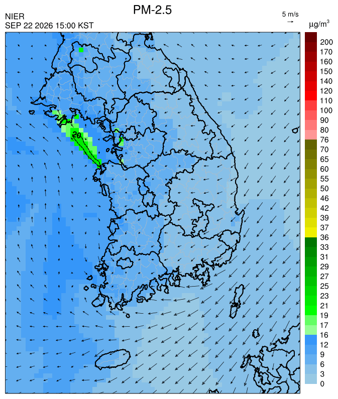 PM2.5 18시 예측모델 결과사진