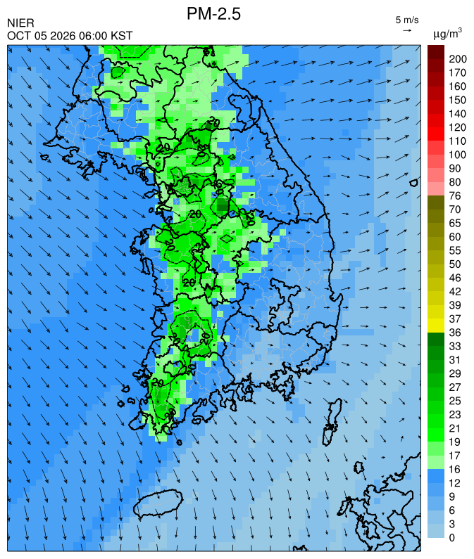 06:00 KST PM-2.5 예측모델